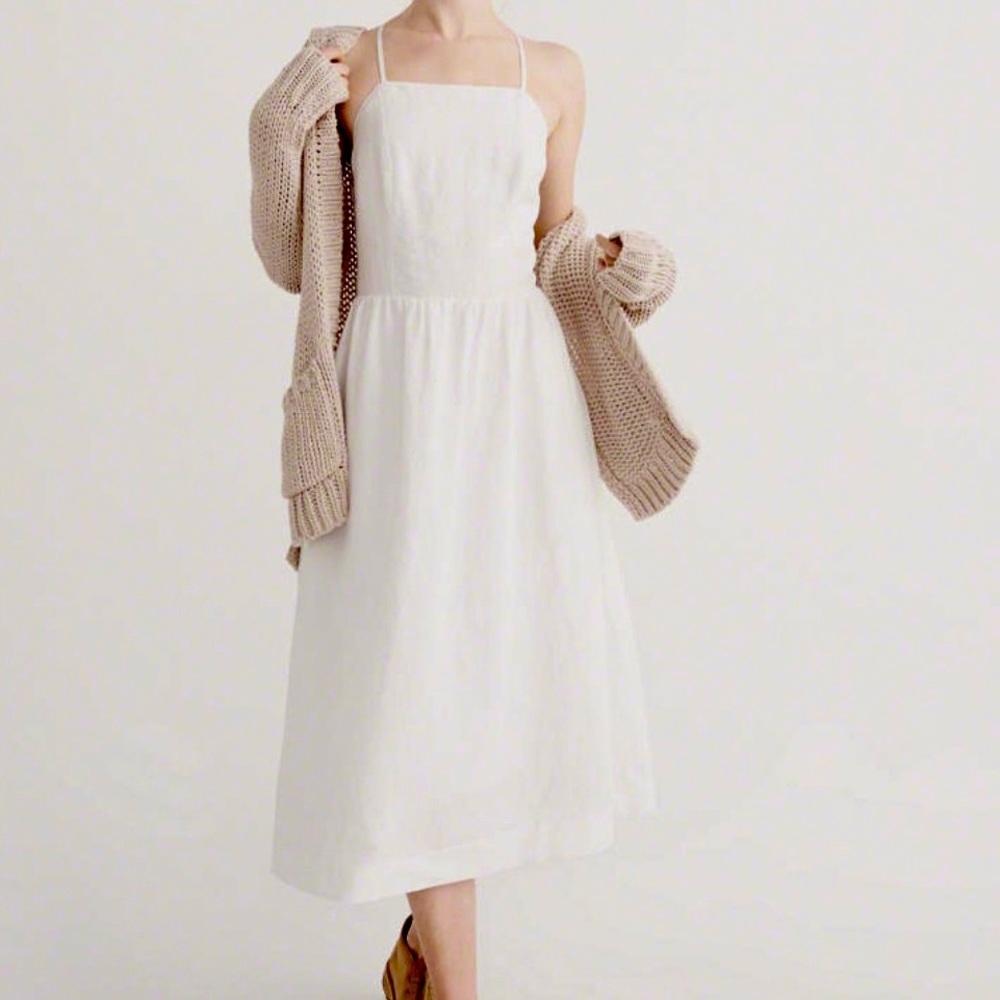 Abercrombie & Fitch Linen Midi Dress